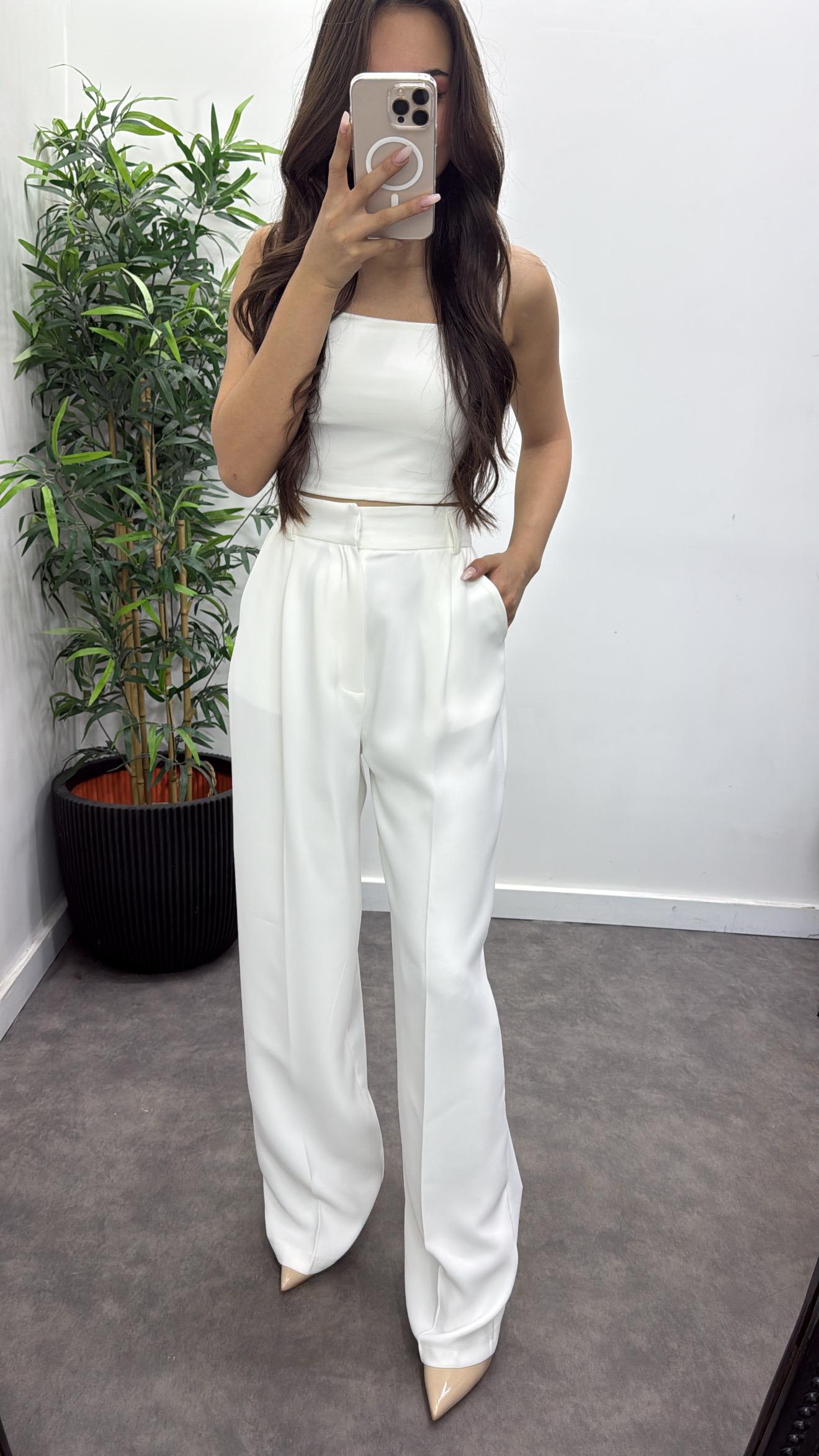 Palazzo Kumaş Pantolon