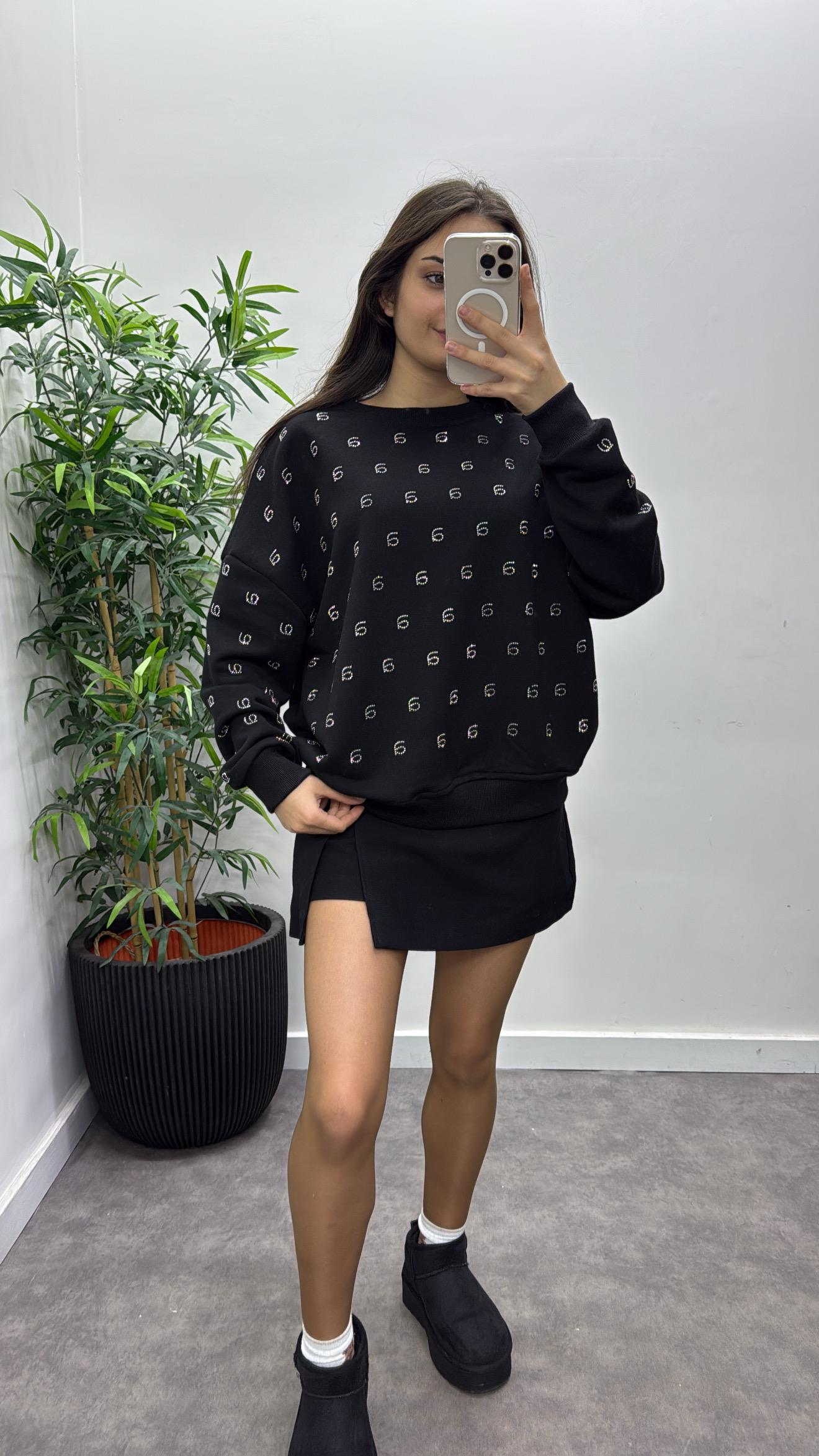 Taşlı Wang Sweat-Shirt