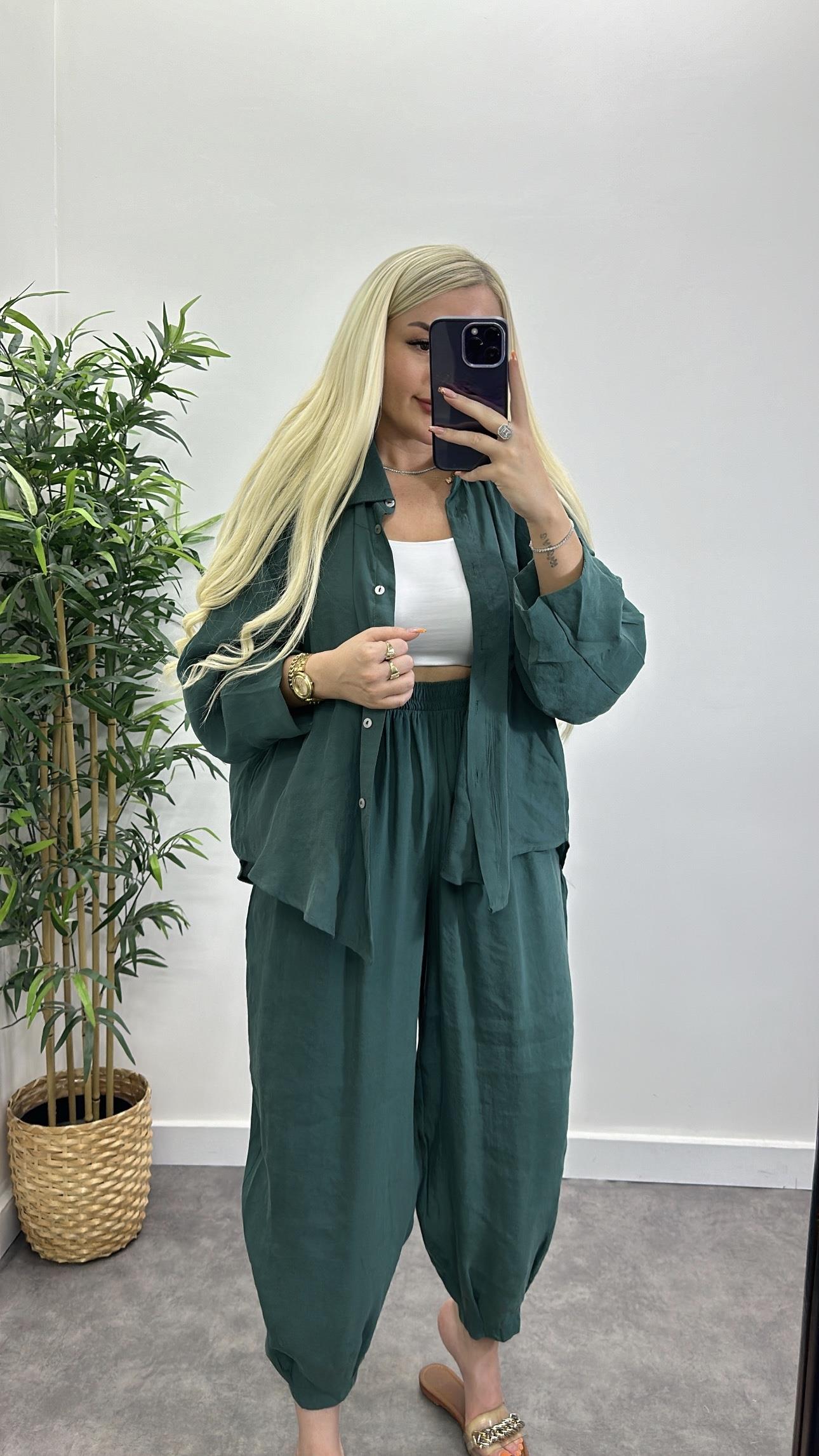 Tensel Gömlekli Takım