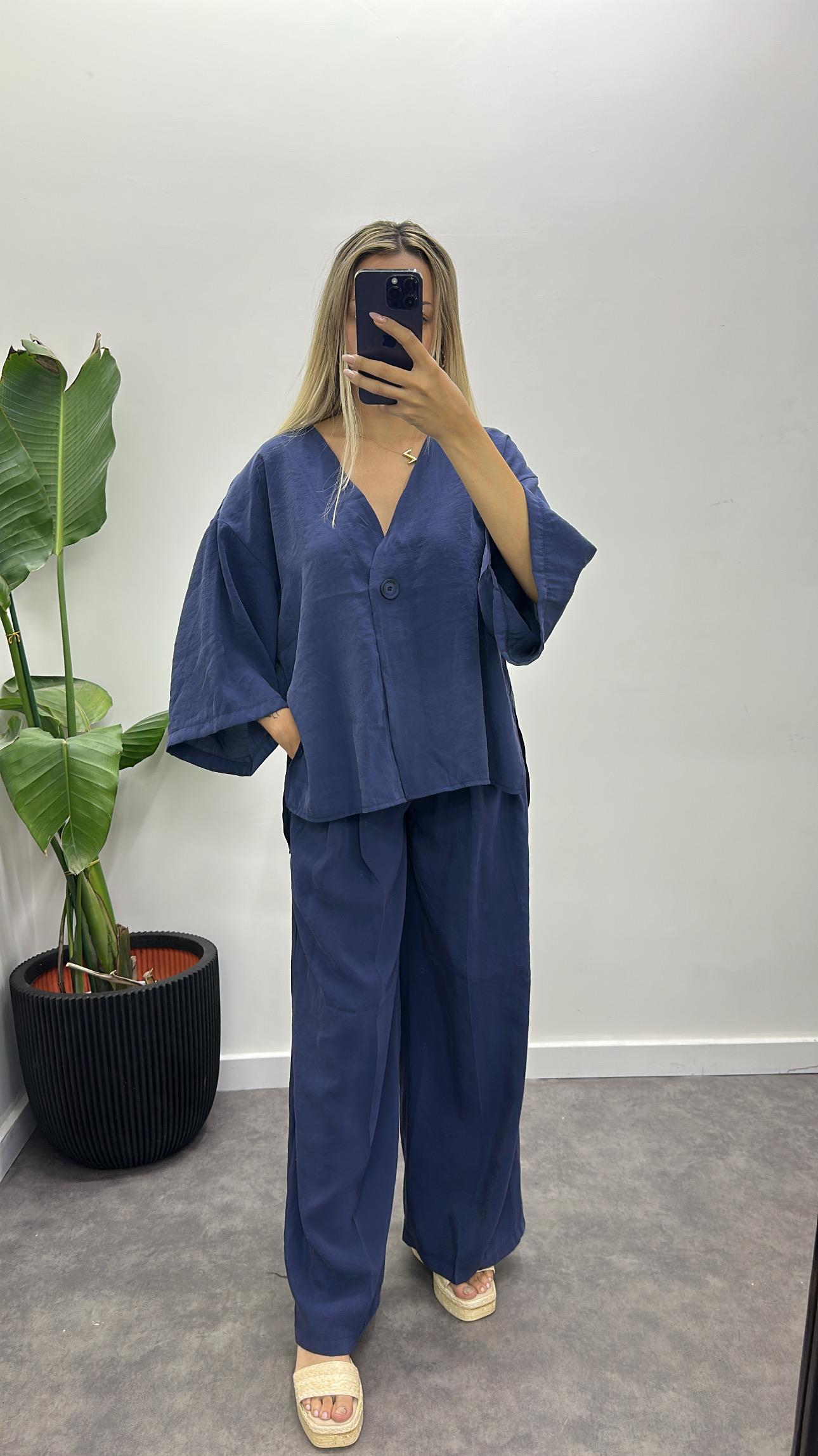 Tensel Palazzo Kumaş Pantolon