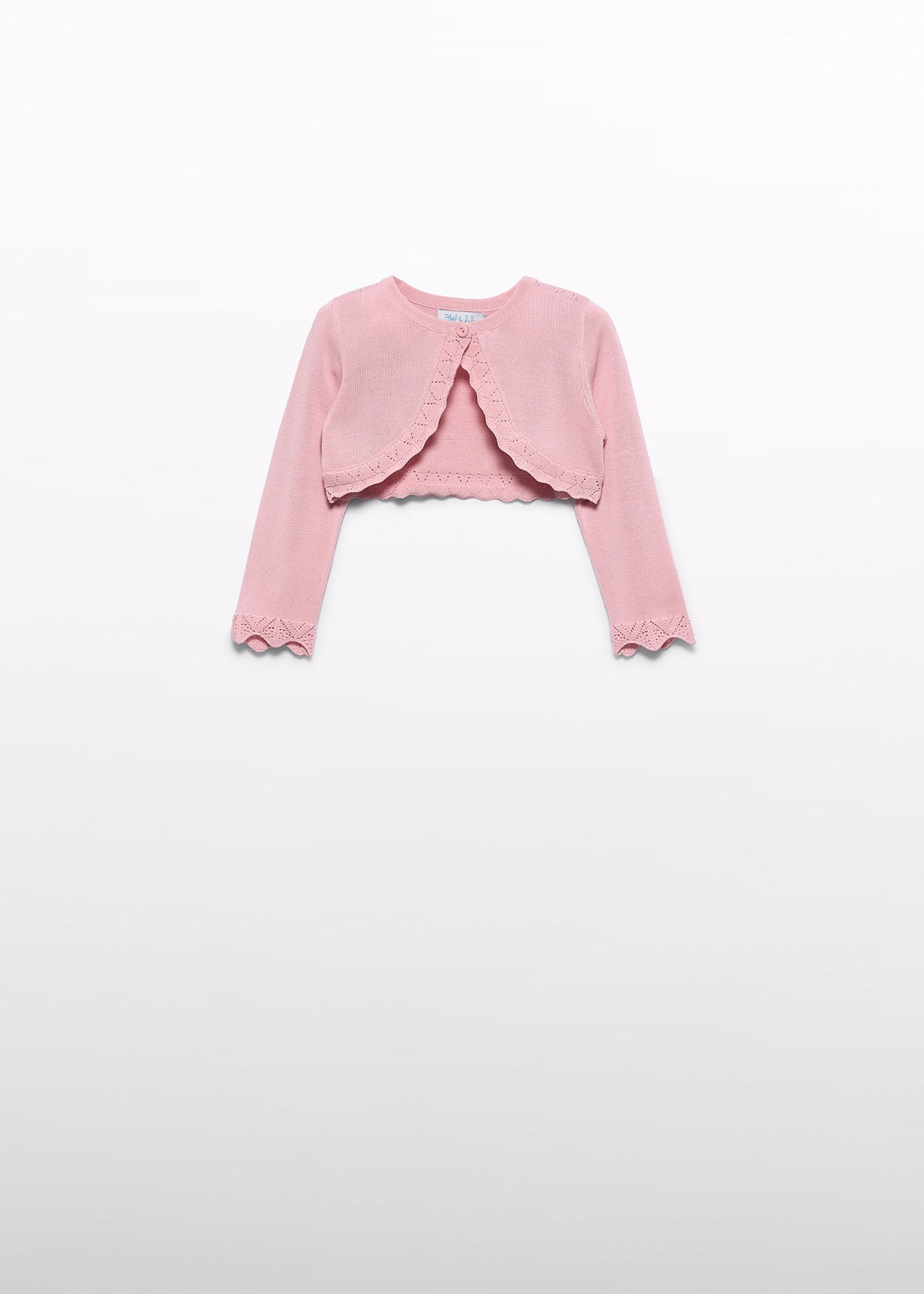 Mayoral Abel Lula Kız Bebek Merserize Bolero Pembe