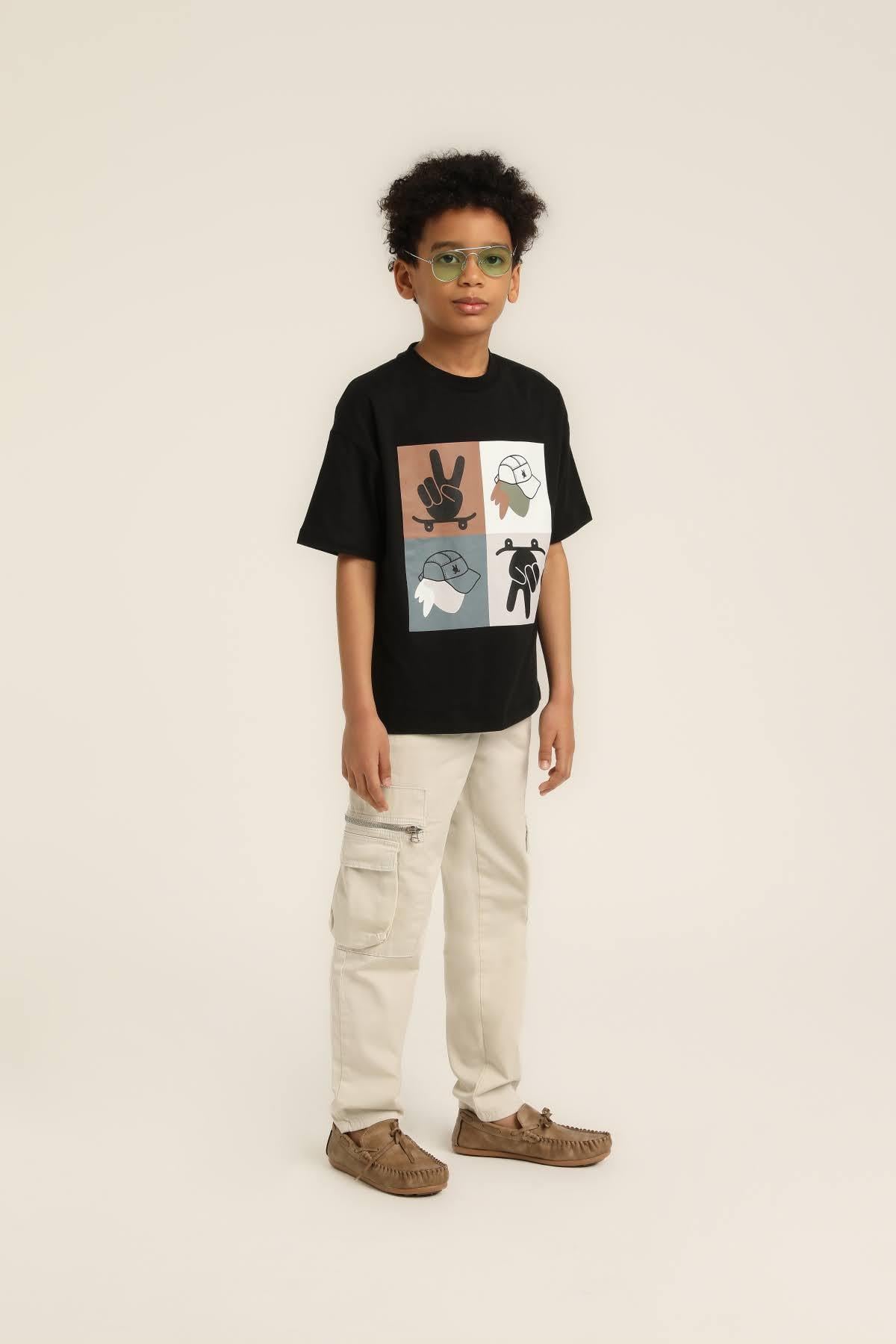 Erkek Çocuk Baskılı Tshirt