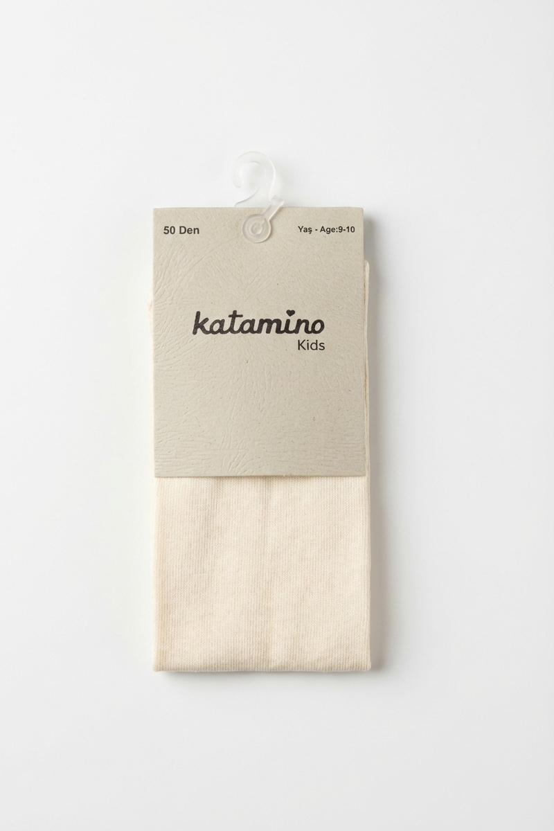 Katamino 50Den Micro Külotlu Çorap Krem