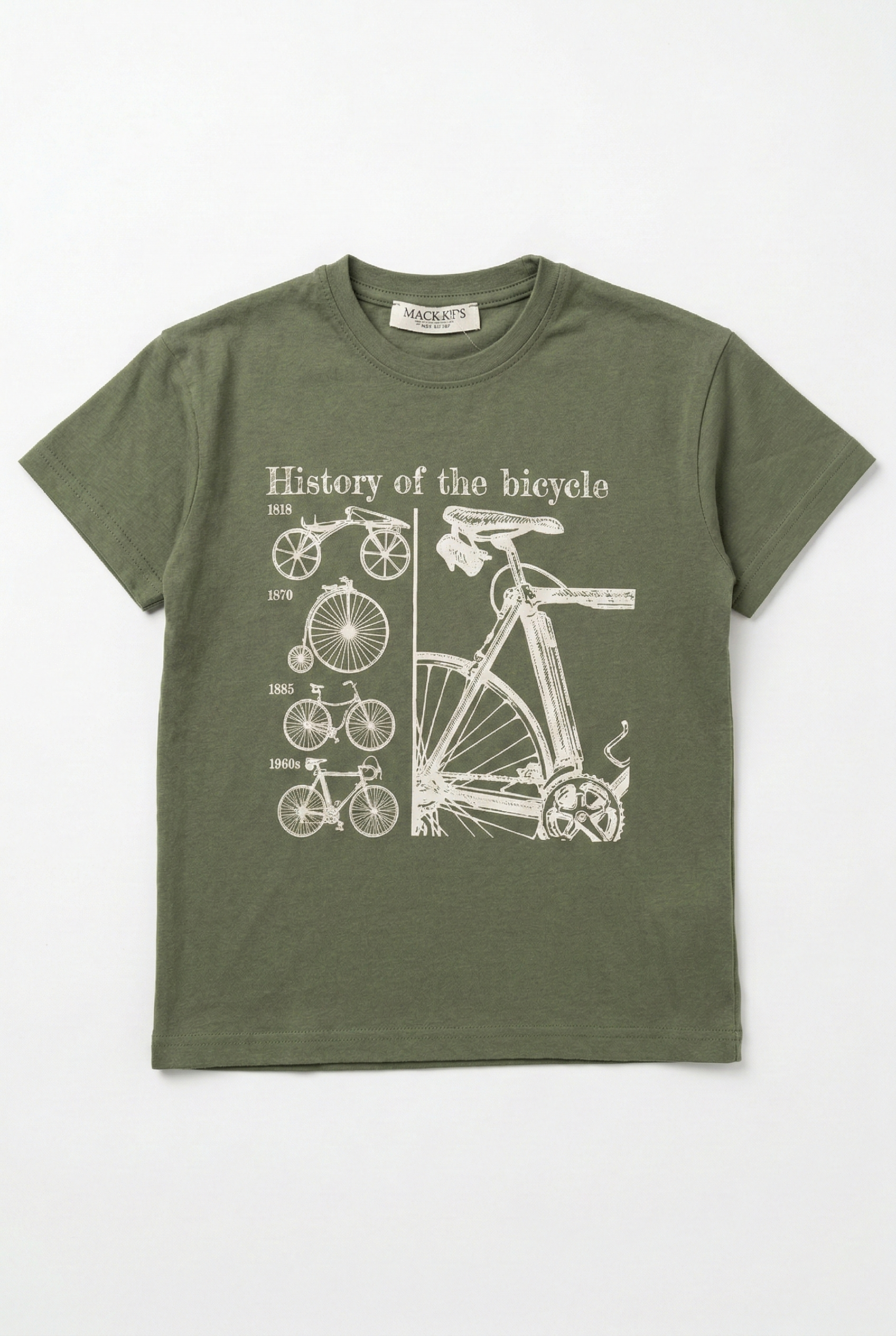 Mackays Erkek Çocuk Baskılı Tshirt Haki