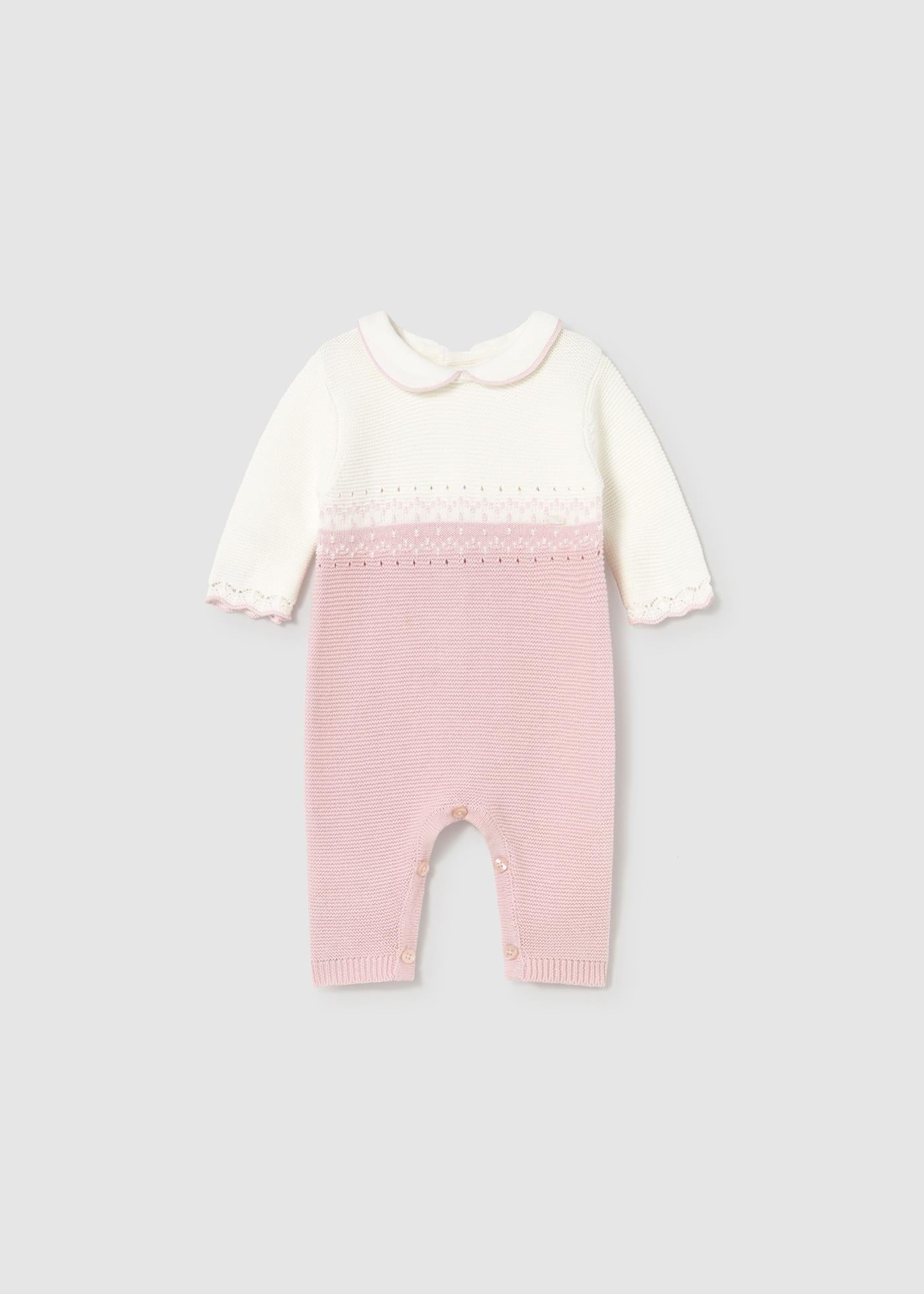 Mayoral Newborn Kız Bebek Triko Tulum