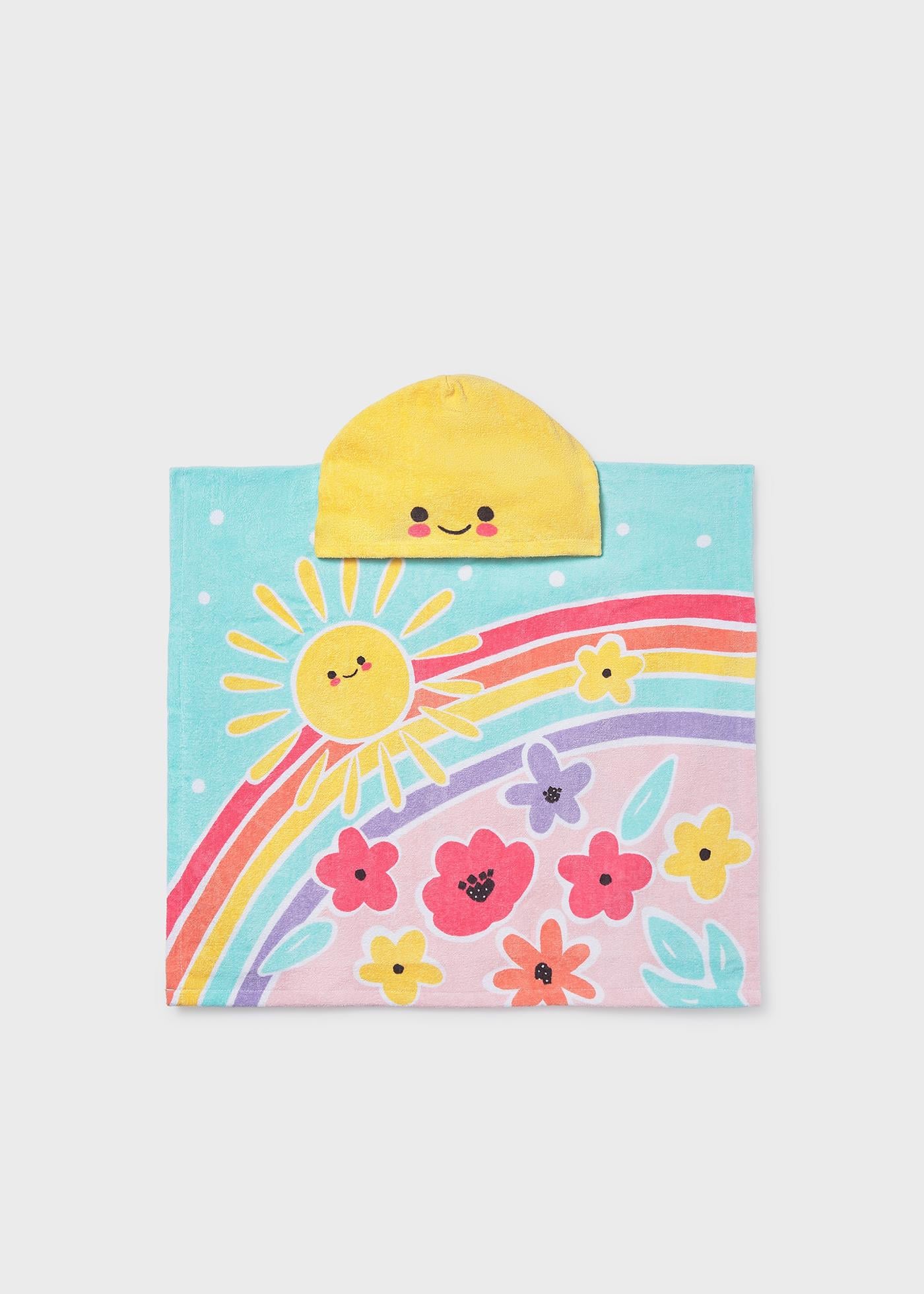 Mayoral Kız Bebek Kapşonlu Plaj Havlusu Pembe