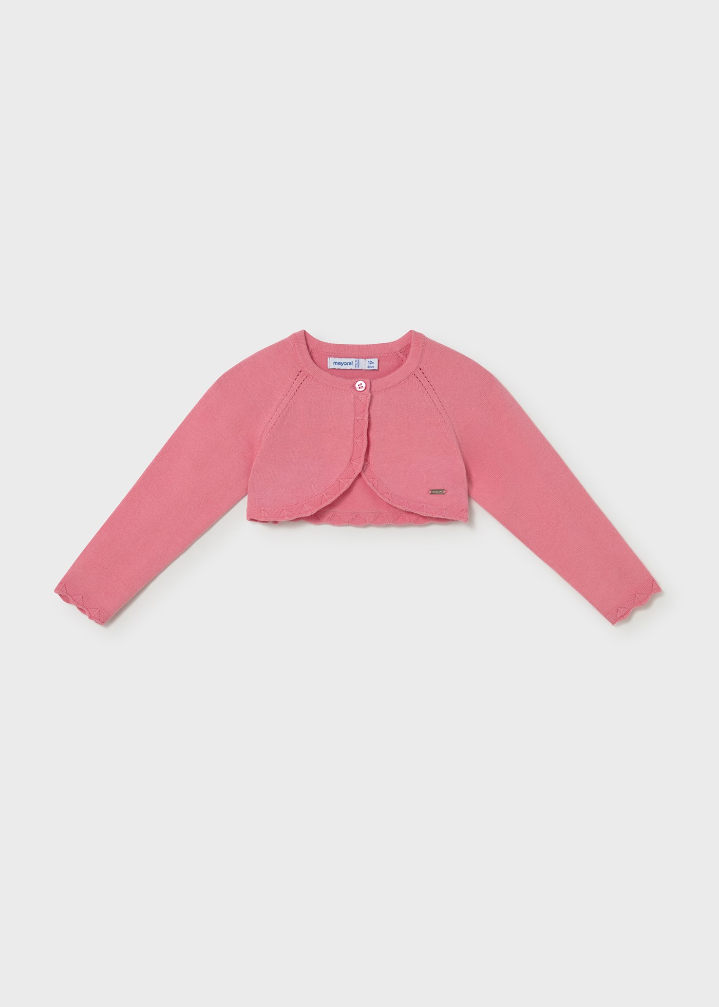 Mayoral Kız Bebek Merserize Bolero Pembe