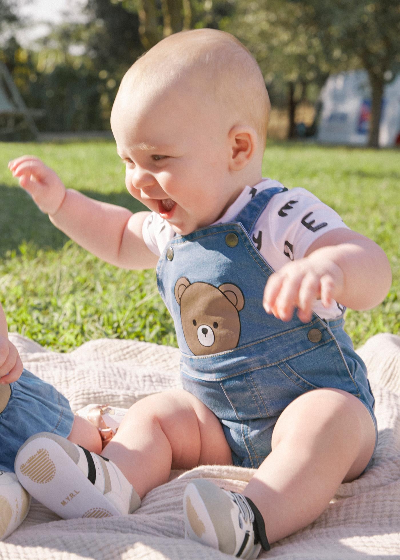 Mayoral Erkek Bebek Salopet Tshirt Takım
