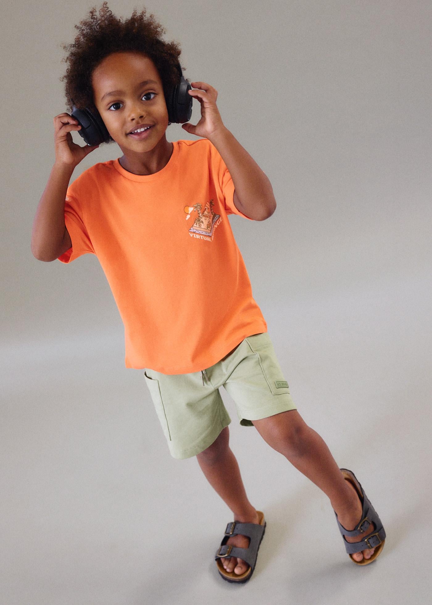 Mayoral Erkek Çocuk Cepli Penye Şort Yeşil