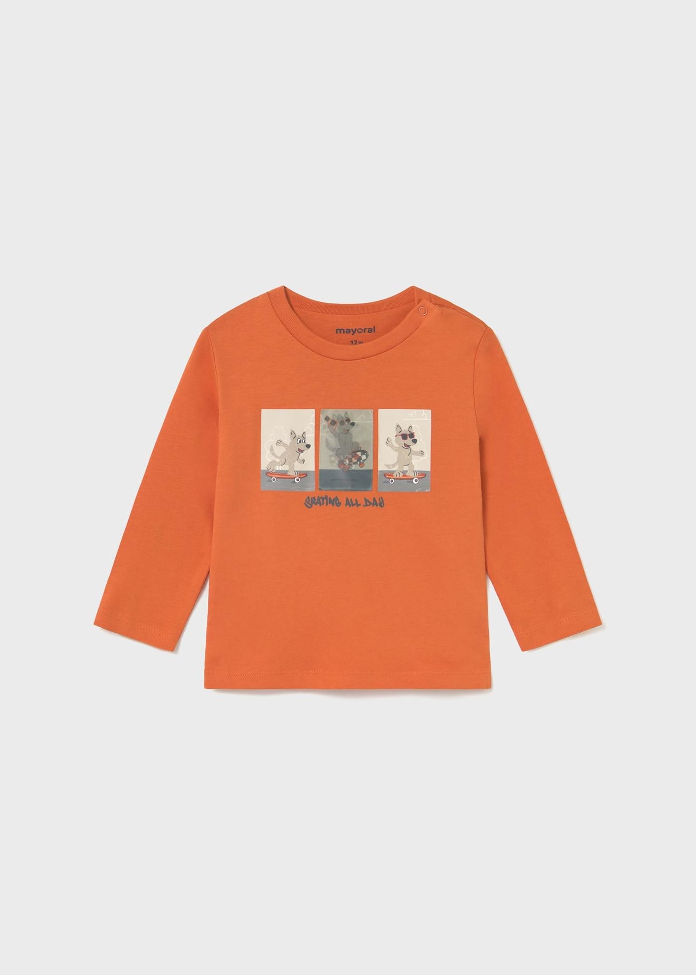 Mayoral Erkek Bebek Baskılı Sweatshirt