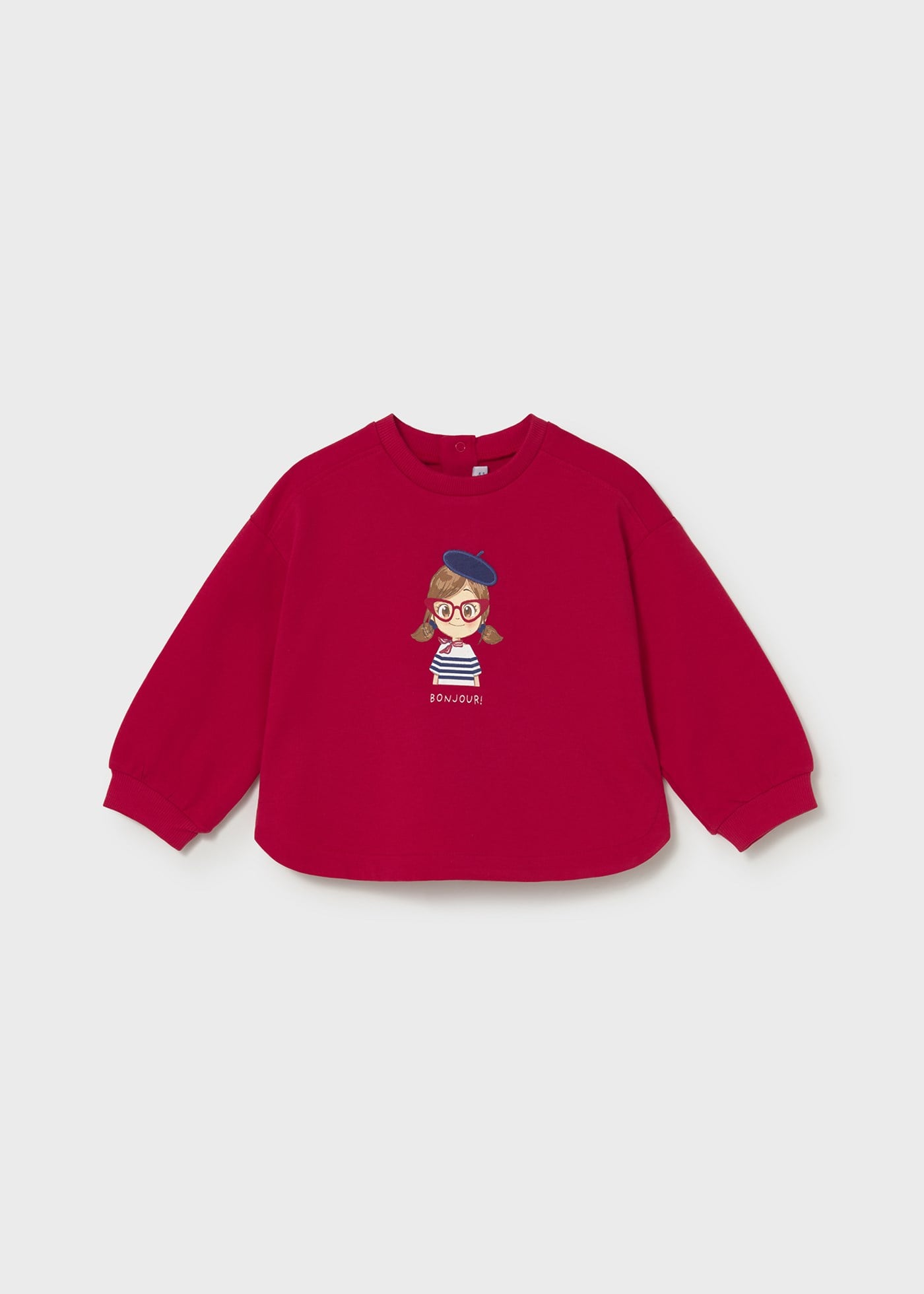 Mayoral Kız Bebek Sweatshirt Kırmızı
