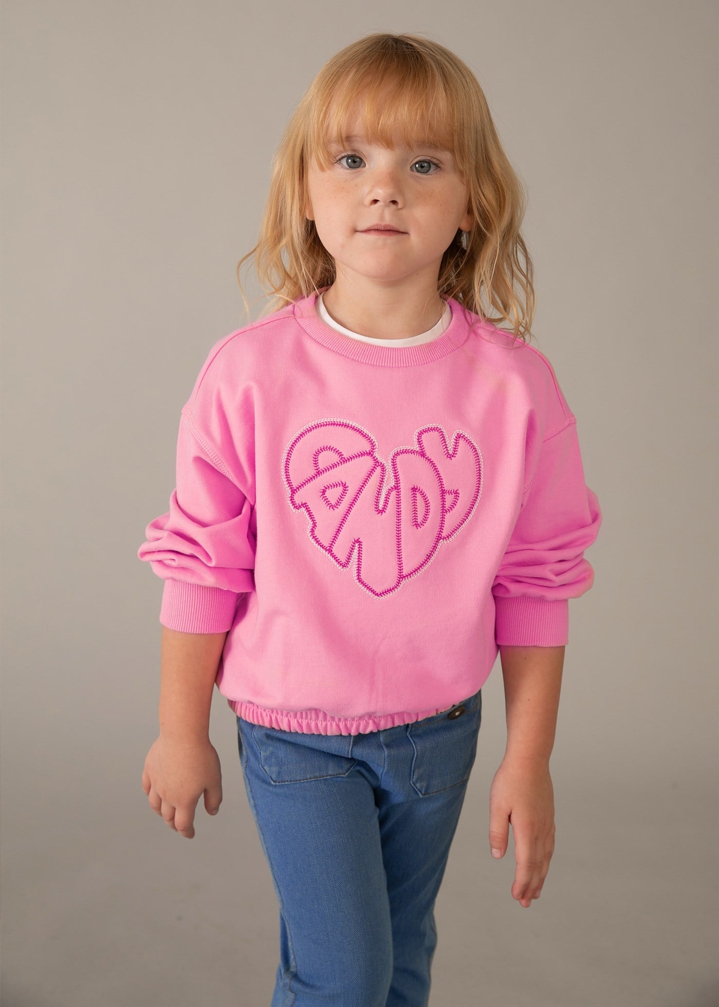 Mayoral Kız Çocuk İki İplik Sweatshirt Pembe