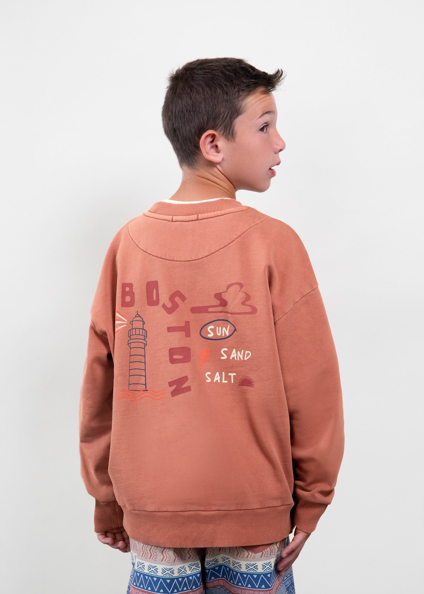 Mayoral Boston Erkek Çocuk Sweatshirt Turuncu