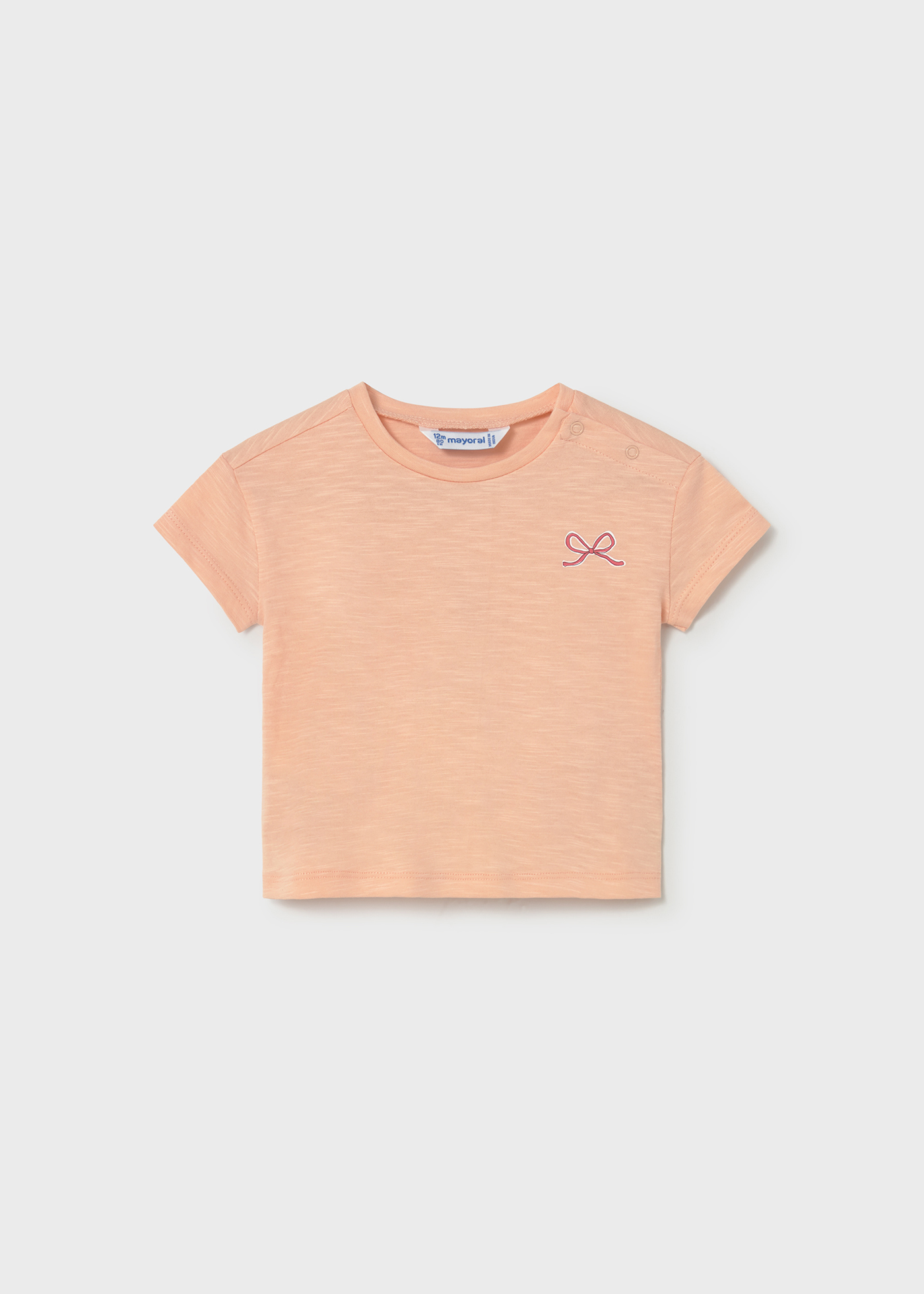 Mayoral Kız Bebek Sırt Baskılı Tshirt Turuncu