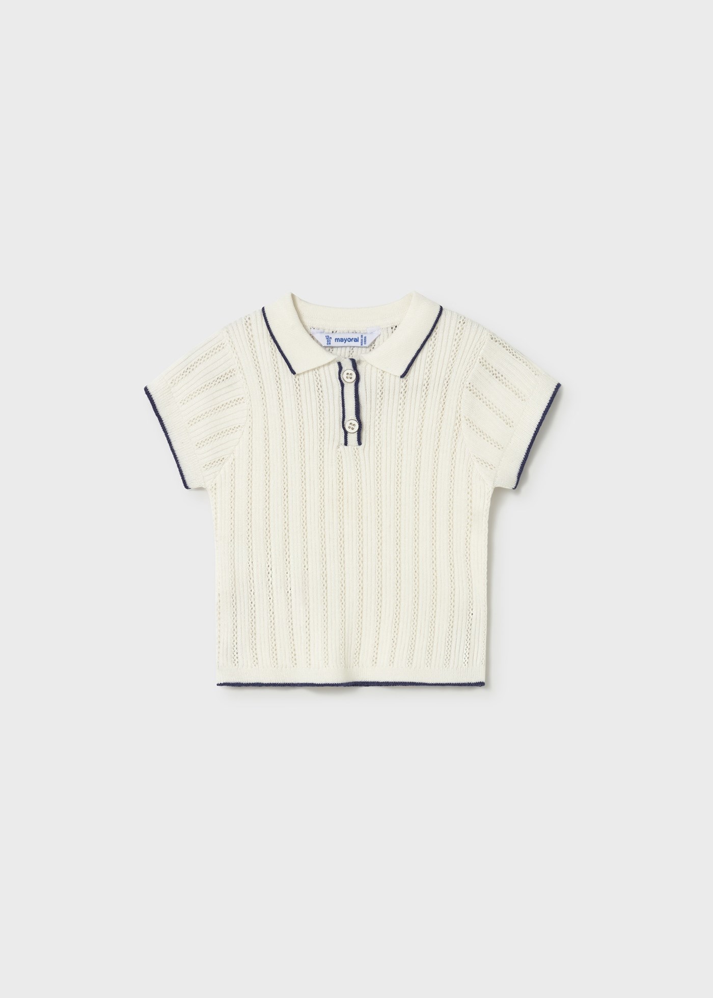 Mayoral Kız Bebek Merserize Tshirt Krem