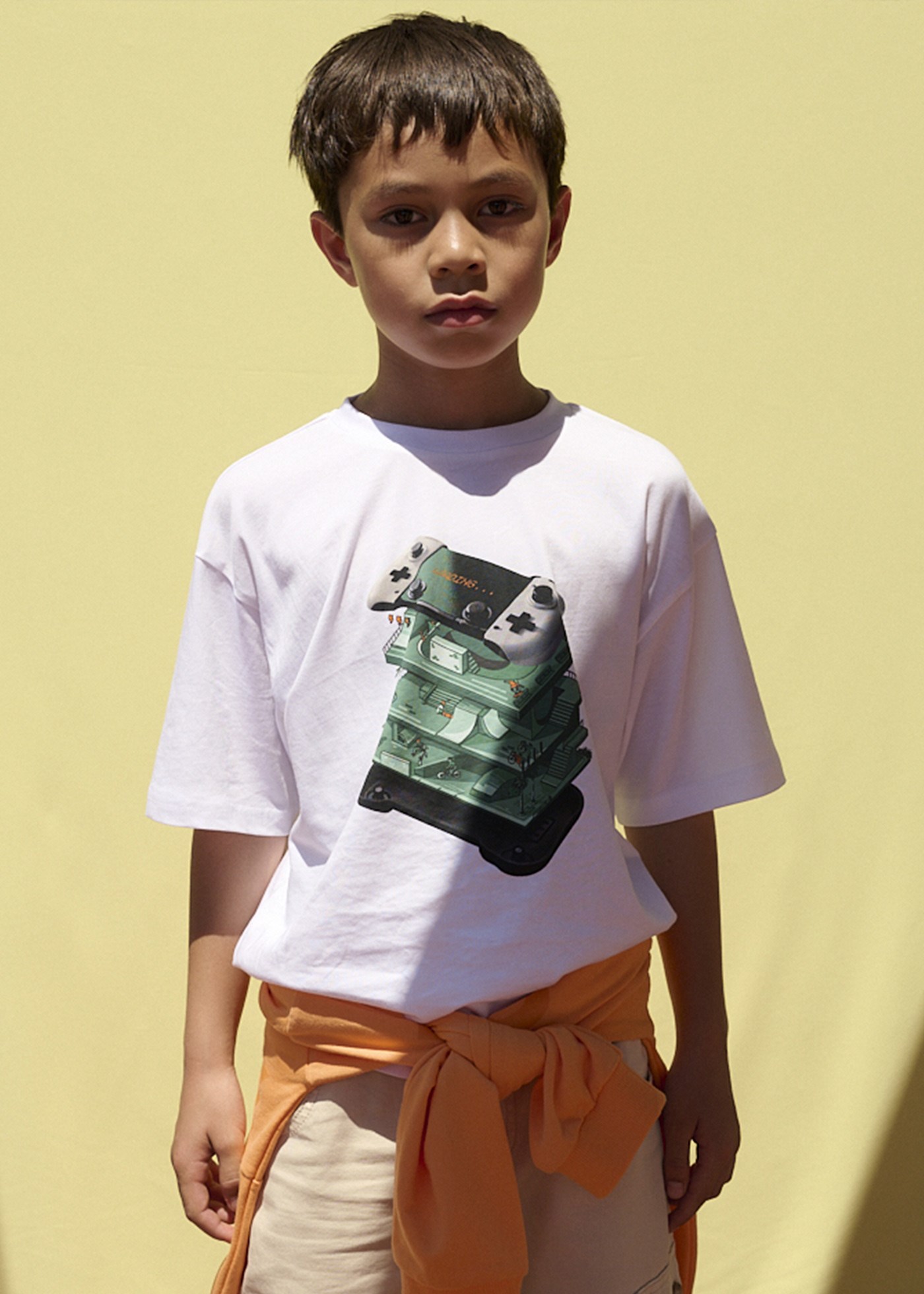 Mayoral Erkek Çocuk Tshirt Beyaz