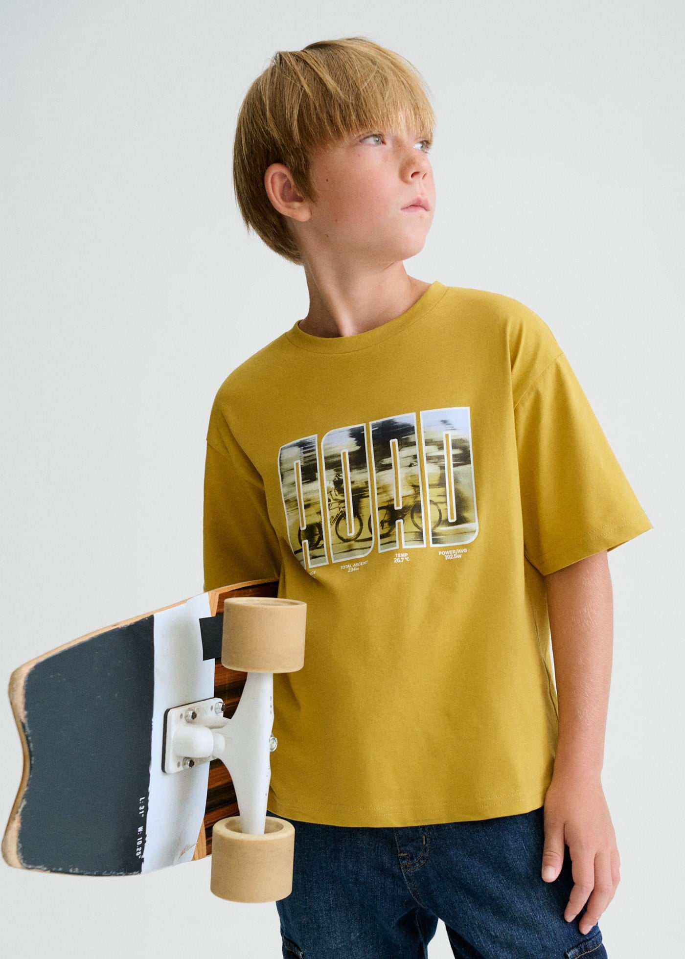 Mayoral Erkek Çocuk Tshirt Sarı