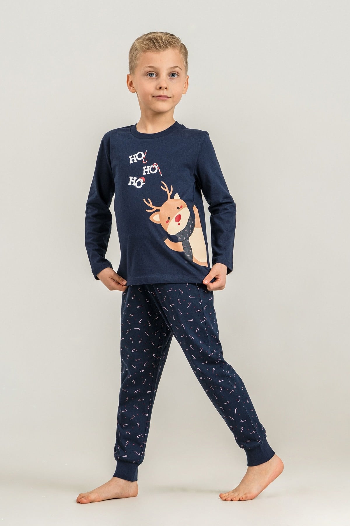 3-9 Yaş Erkek Çocuk New Year's Banter Süprem Pijama Takım