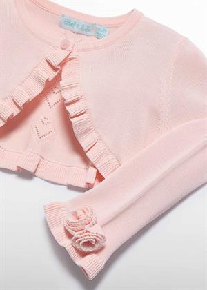Mayoral Abel Lula Kız Bebek Olive Bolero Pembe