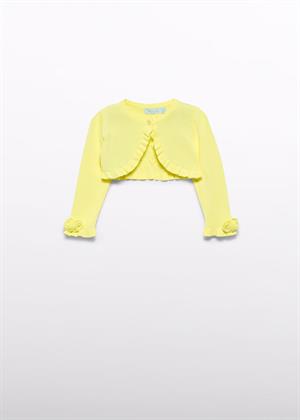 Mayoral Abel Lula Kız Bebek Olive Bolero Sarı