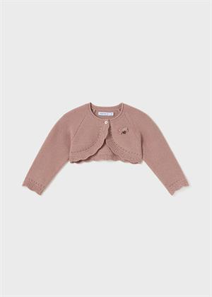 0-36 Ay Mayoral Kız Bebek Merserize Bolero Pembe