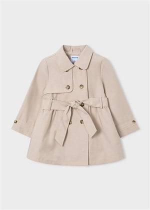 Mayoral Kız Çocuk Trench Coat Bej