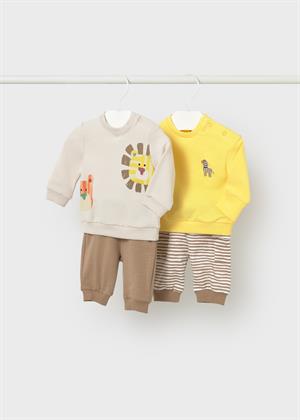 Mayoral Yenidoğan Erkek Bebek Eşofman Takım 4 Parçalı Sarı
