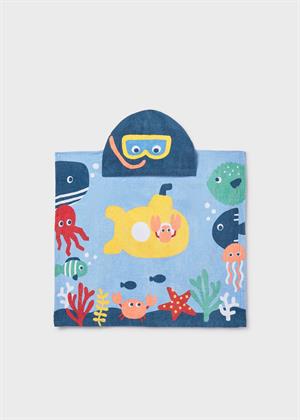 Mayoral Bebek Kapşonlu Bebek Havlusu Mavi