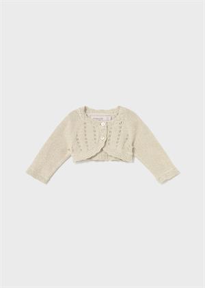 Mayoral Newborn Kız Bebek Merserize Bolero Bej