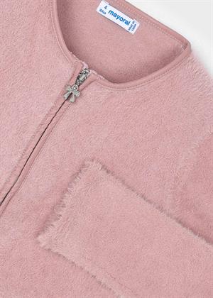 Mayoral Kız Çocuk Fermuarlı Peluş Hırka Pembe