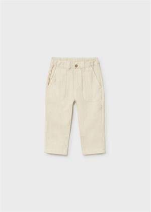 Mayoral Erkek Bebek Müslin Pantolon Krem