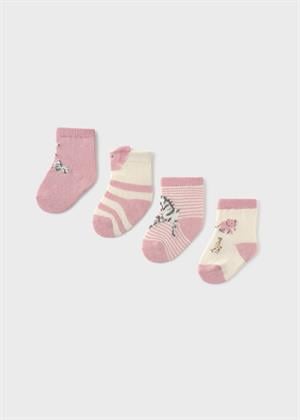 Mayoral Newborn Kız bebek 4 Lü Çorap Set