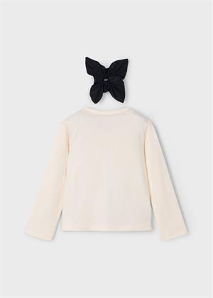 Mayoral Kız Çocuk Toka Ve Sweatshirt Set Bej