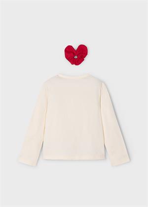 Mayoral Kız Çocuk Toka Ve Sweatshirt Set Krem