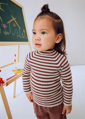 Mayoral Kız Bebek Balıkçıyaka Örme Kahverengi