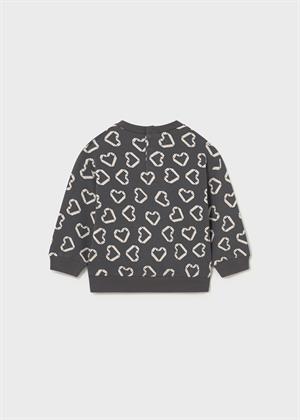 Mayoral Kız Bebek Sweatshirt Gri
