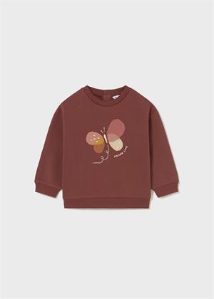 Mayoral Kız Bebek Sweatshirt Kahverengi