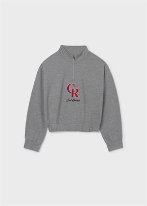 Mayoral Kız Çocuk Sweatshirt Gri