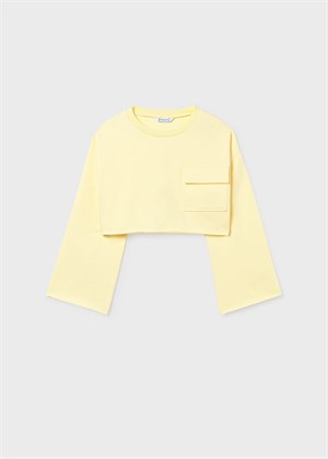 Mayoral Kız Çocuk Sweatshirt Ve Body Set Sarı