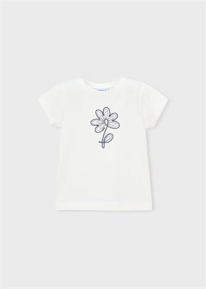 Mayoral Kız Çocuk Tshirt Krem