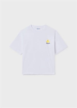 Mayoral Kız Çocuk Tshirt Beyaz