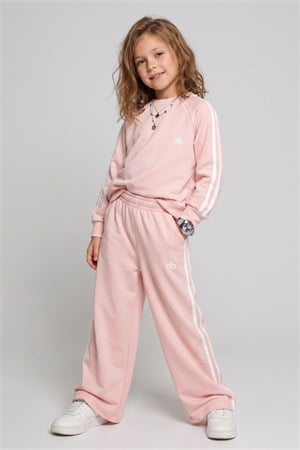 4-9 Yaş Kız Çocuk Sport Mood Oysho Eşofman Takım Pembe