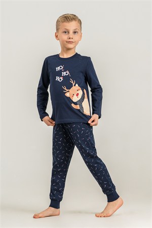 3-9 Yaş Erkek Çocuk New Year's Banter Süprem Pijama Takım