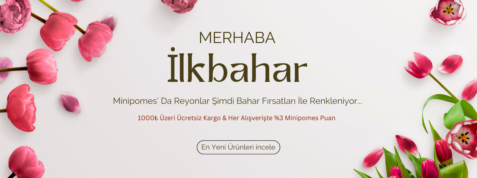 Minipomes Reyonlarında Bahar Renkliliği