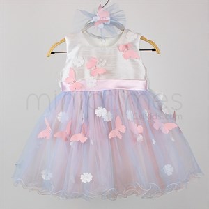 1-5 Years butterfly combined ceremony dress for girl | Cslkids.com