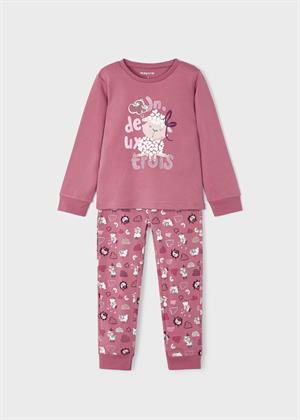 3-9 Yaş Mayoral Kız Çocuk Pijama Takımı Uzun Kollu