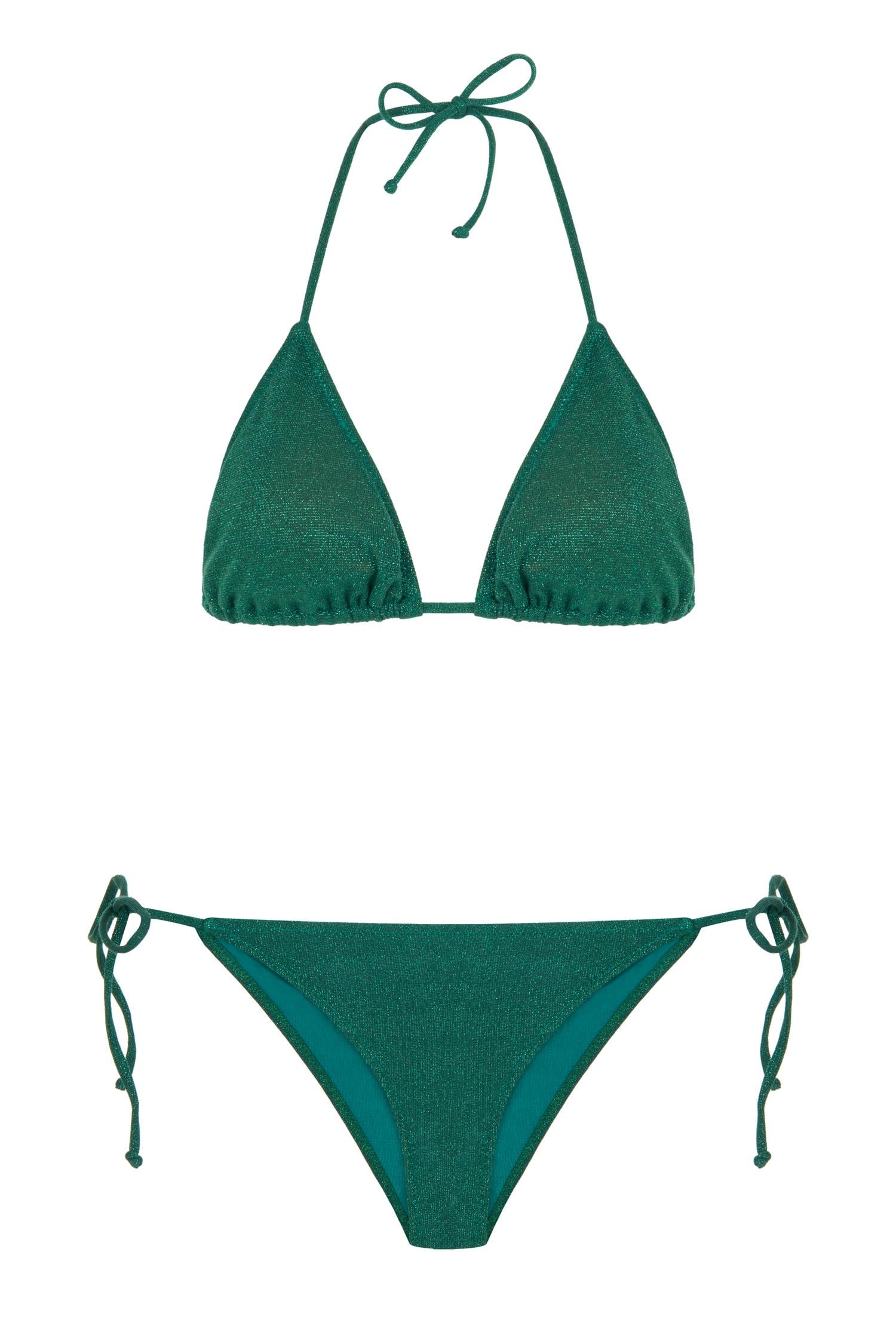 Lureks Yeşil Üçgen Bikini Takım