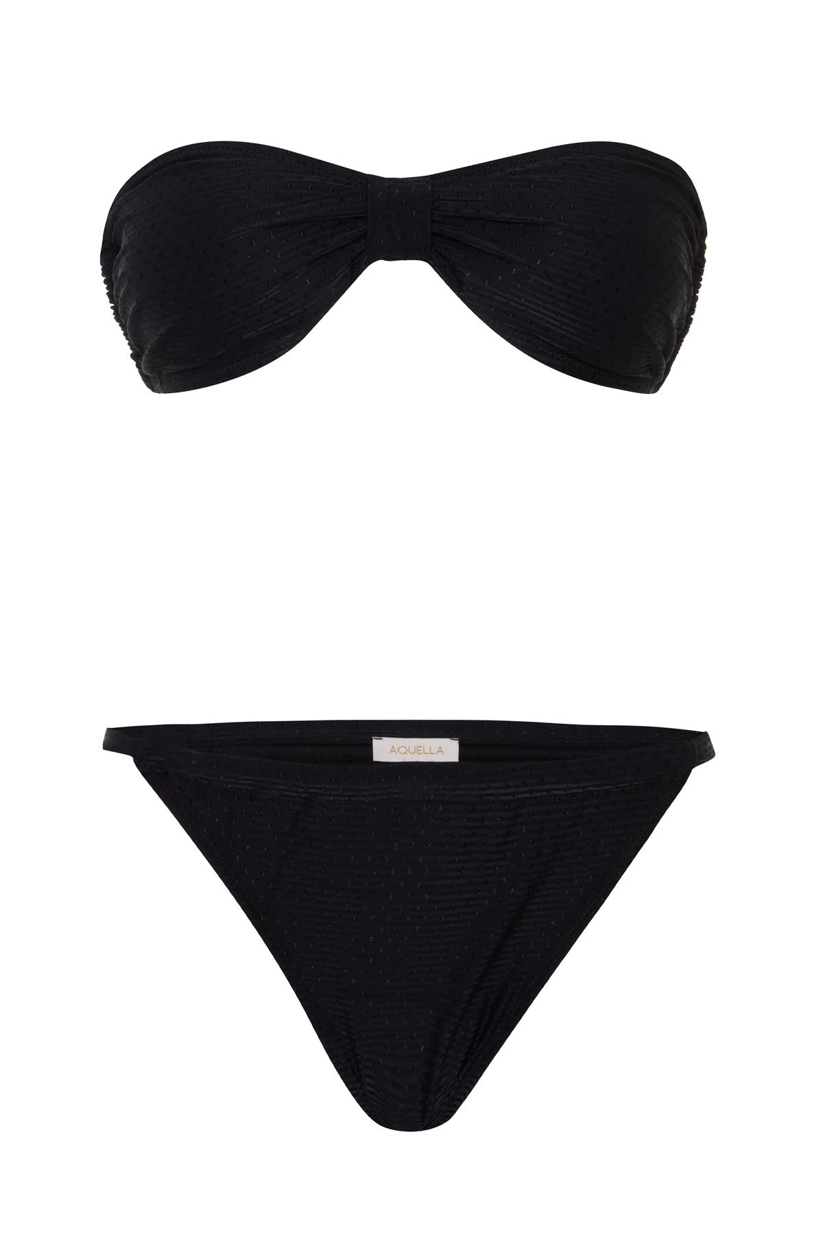 Siyah Straplez Bikini