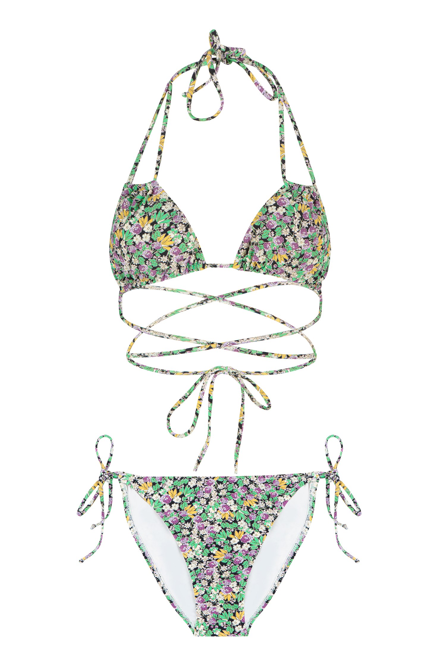 Üçgen Bağlamalı Bikini Takım