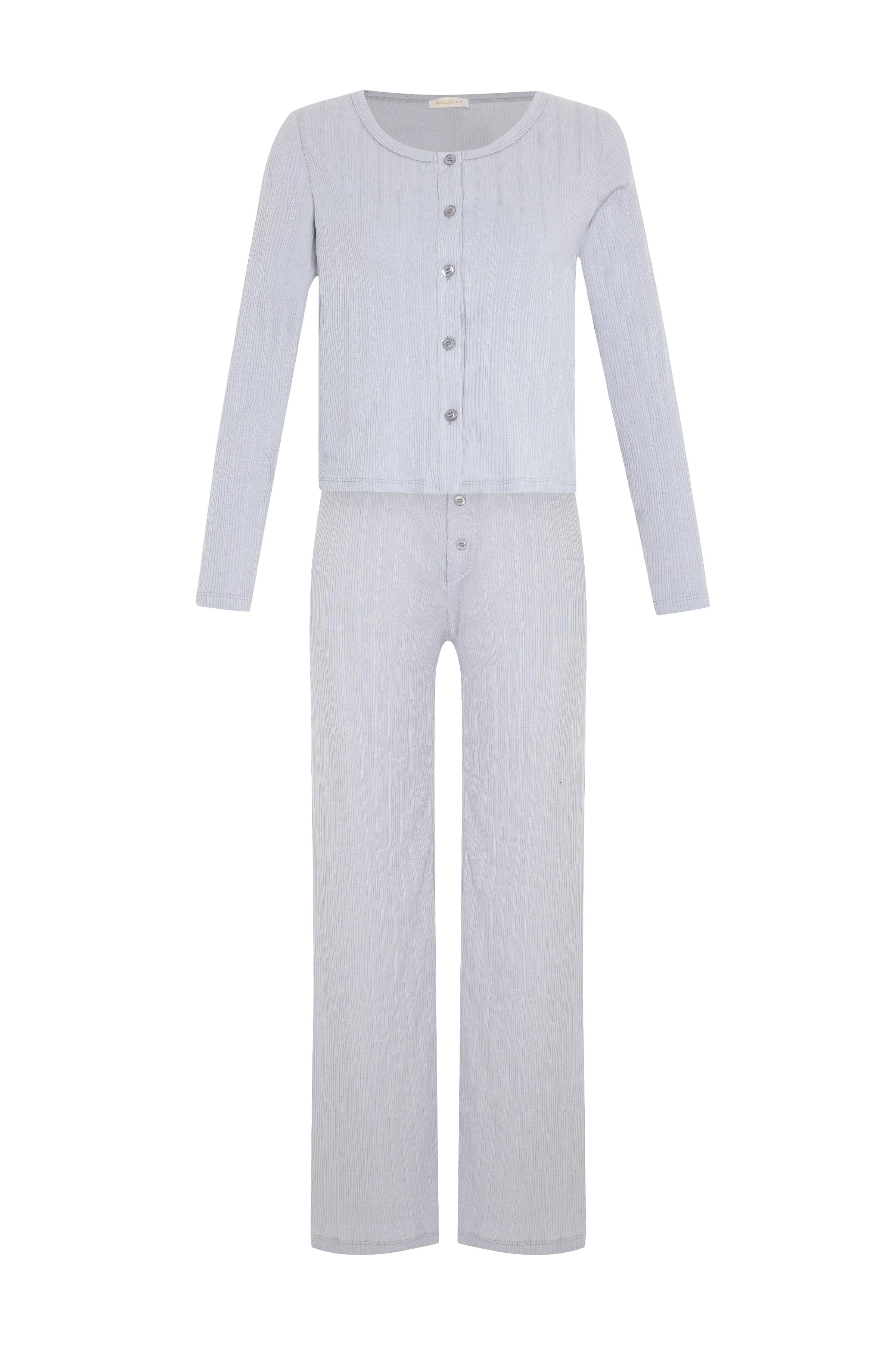 Betsy Gri 3 lü Pijama Takımı